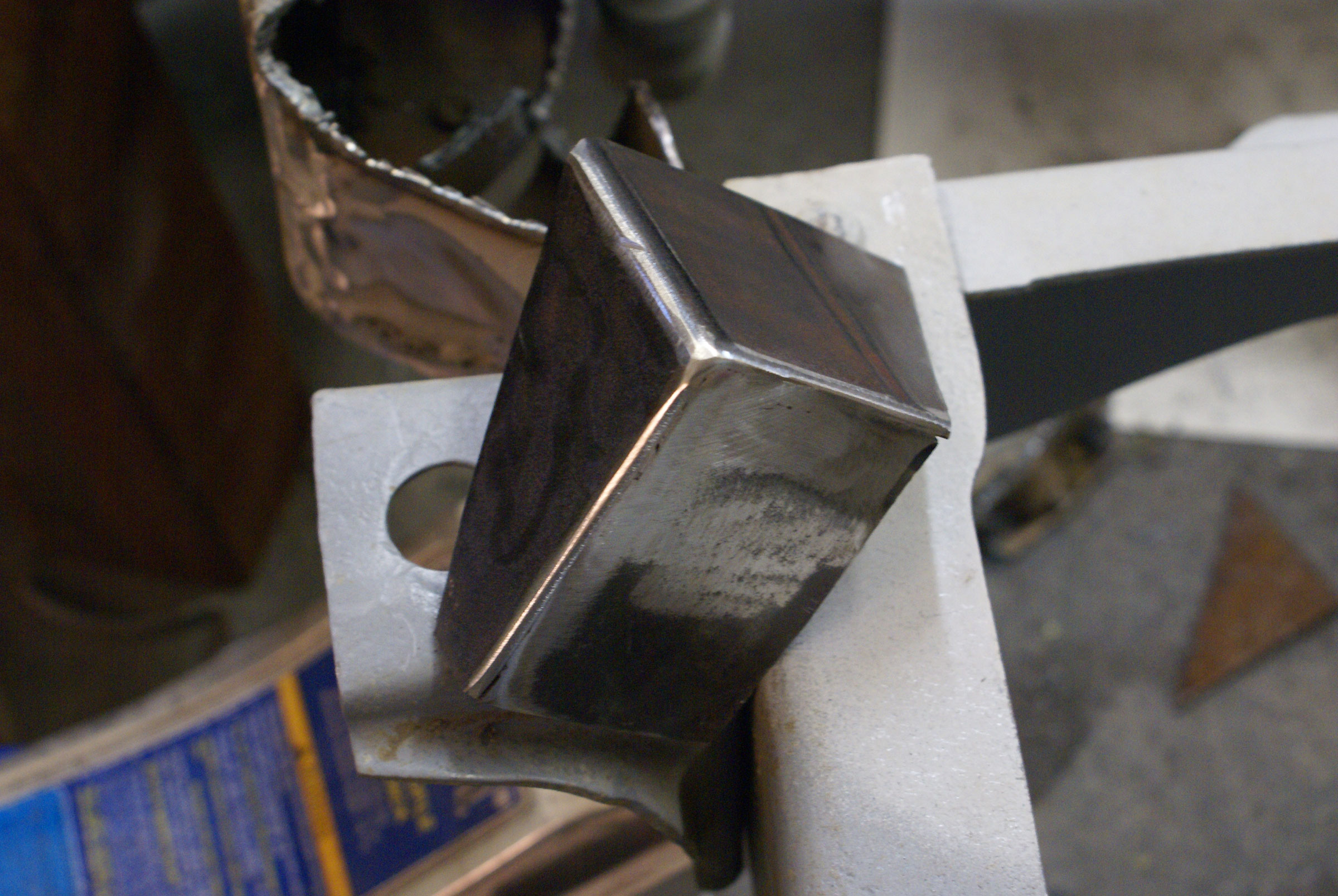 angle cut and welded